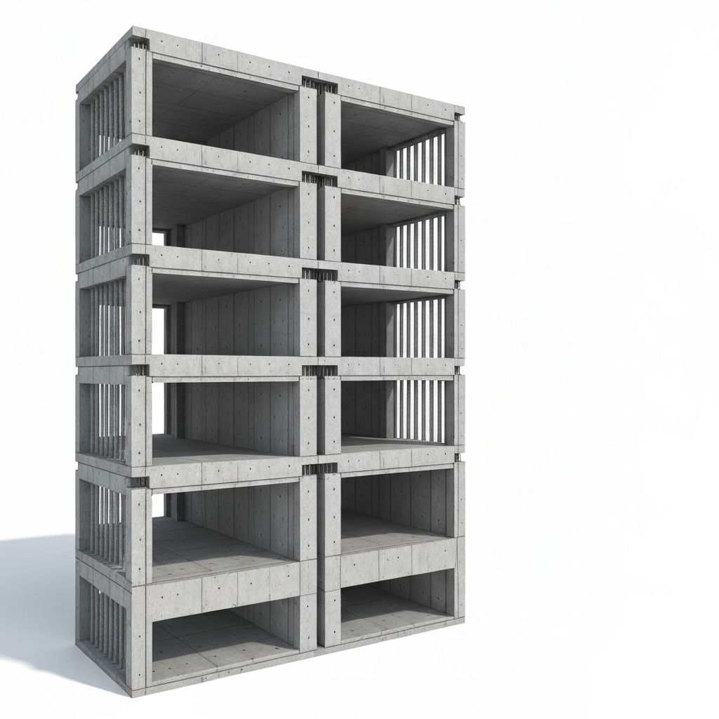 RC Wall Structure BIM Model